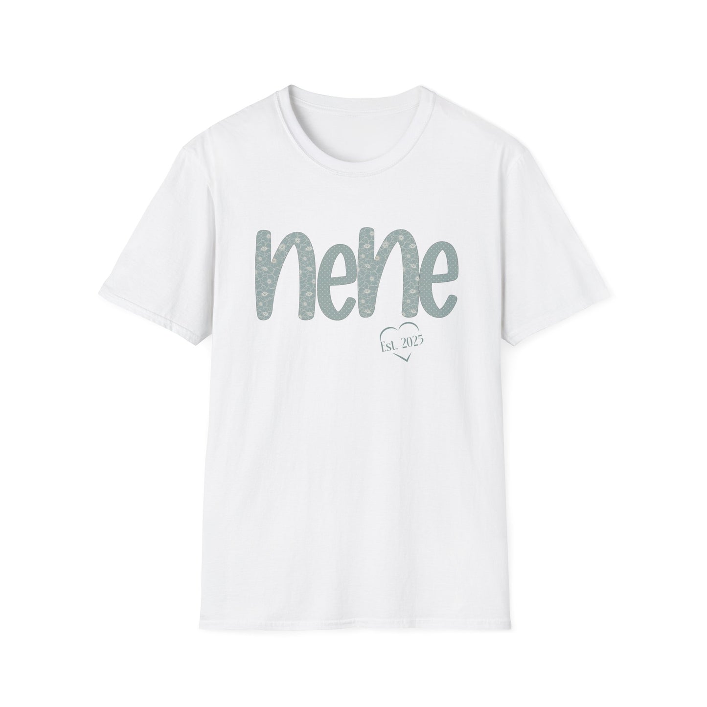 Custom Nene Est Shirt, Nene Floral Tee, Birthday Gift for Nene,  Gift For Mom, Gender Reveal Shirt, Gift from Grandkids, New Nene Gift