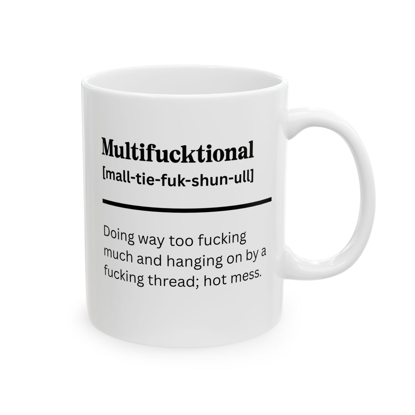 White Multifucktional Mug