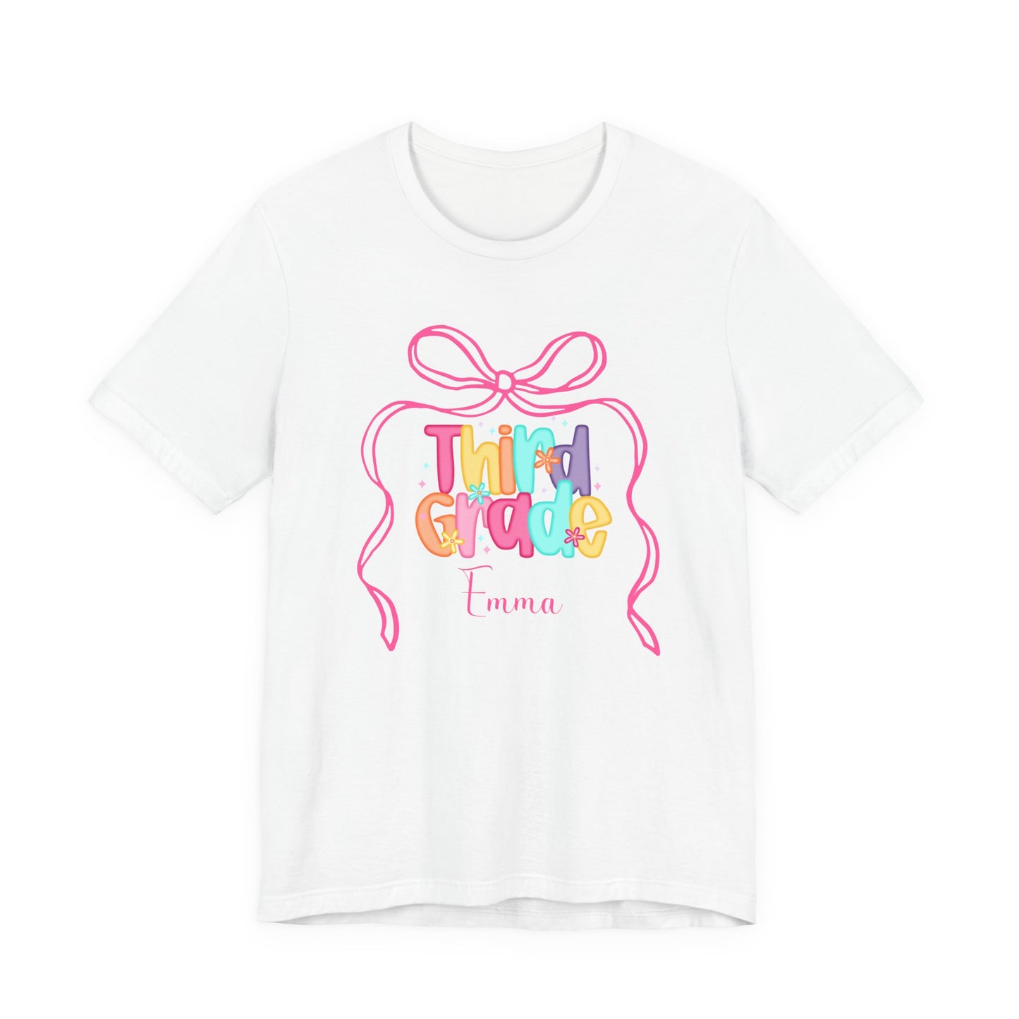 Adult Personalized Third Grade Shirt