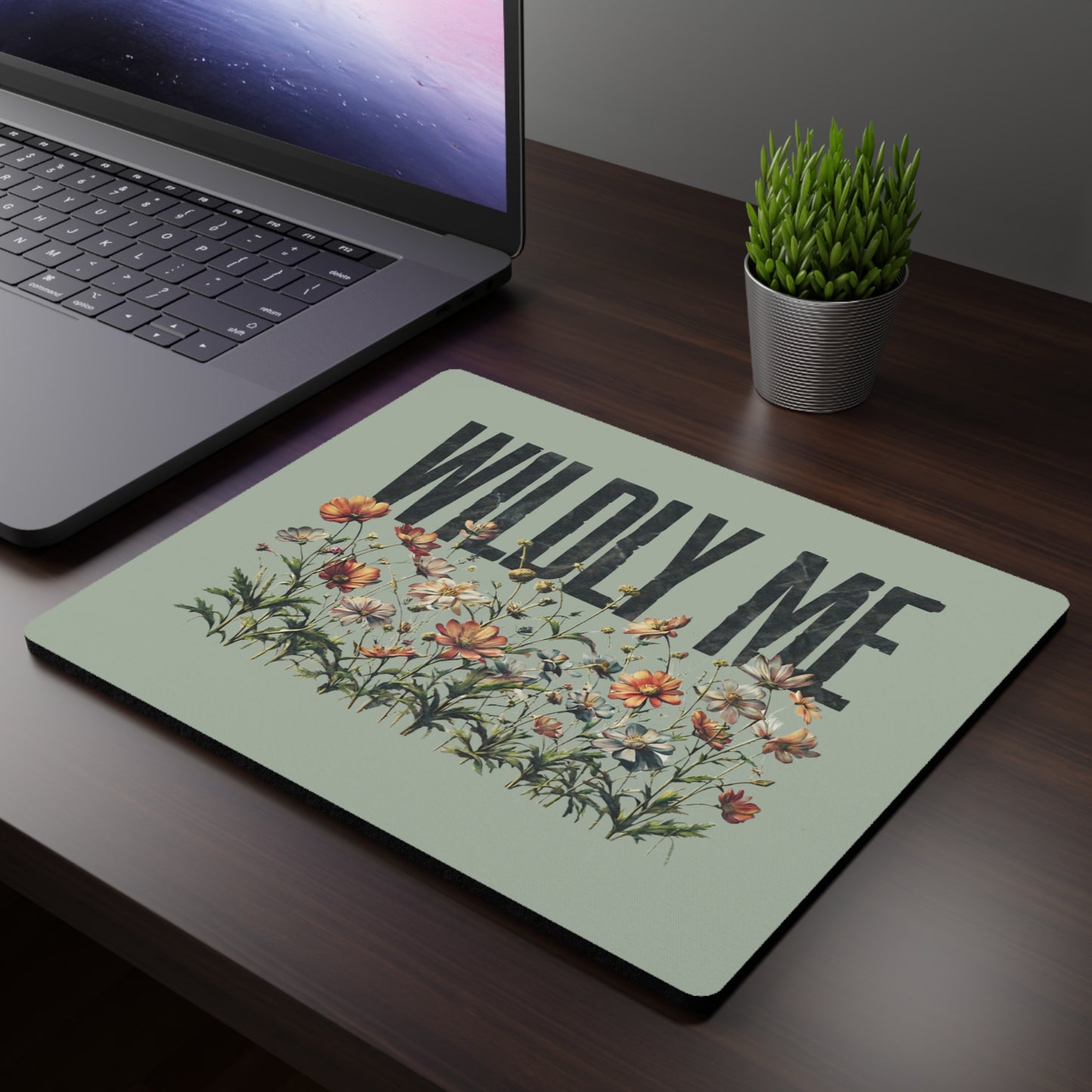 Sage Wildly Me Wildflower Mouse Pad