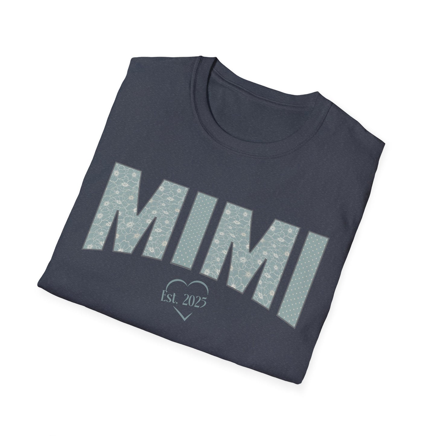 Custom Mimi Shirt, Custom Mimi Est Floral Tee, Birthday Gift for Mimi, Gift For Mom, Gifts for Women, Gift from Grandkids
