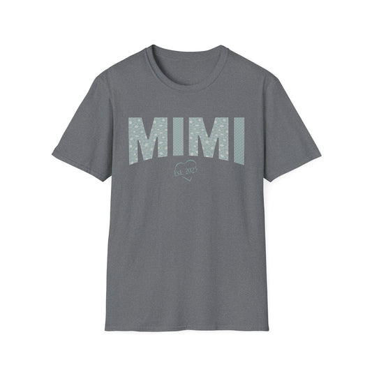 Custom Mimi Shirt, Custom Mimi Est Floral Tee, Birthday Gift for Mimi, Gift For Mom, Gifts for Women, Gift from Grandkids