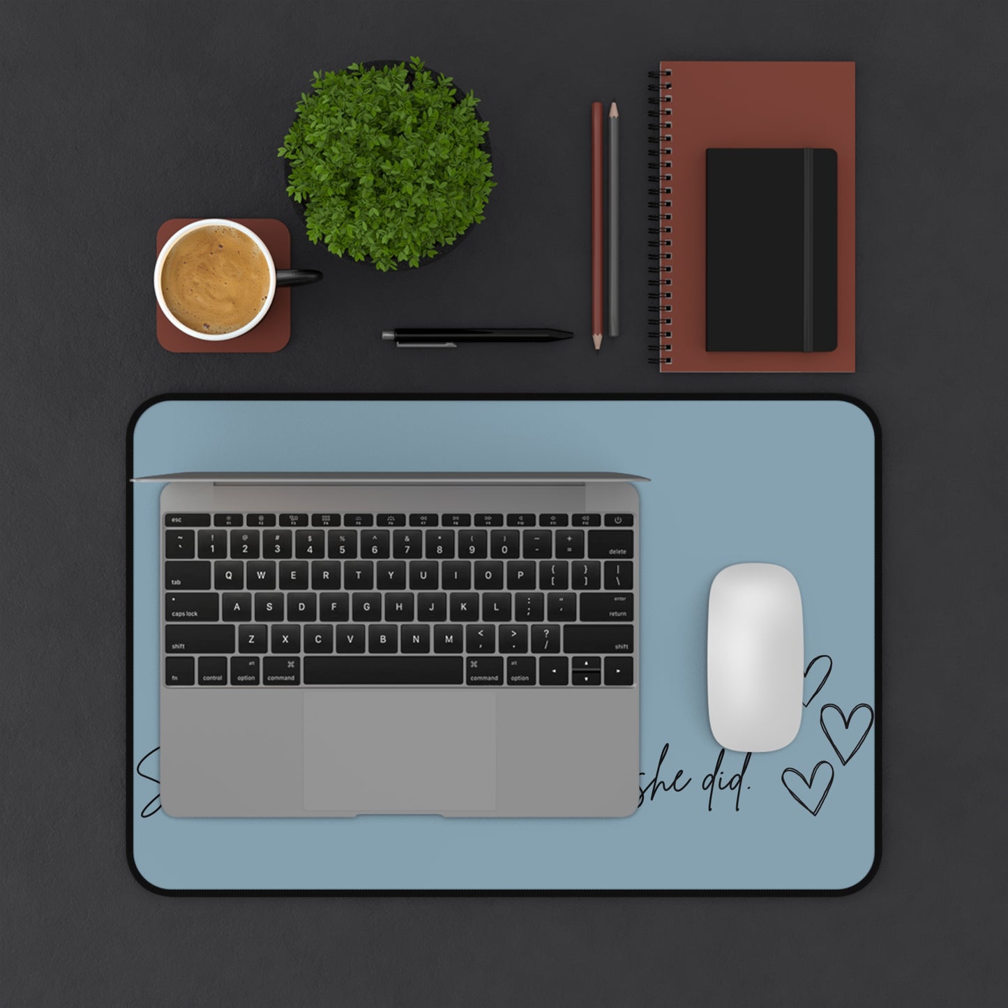 Desk Pad, Mouse Pad, Keyboard Pad, Desk Mat, Desk Accessories, Office Accessories, Woman Gift, Gift