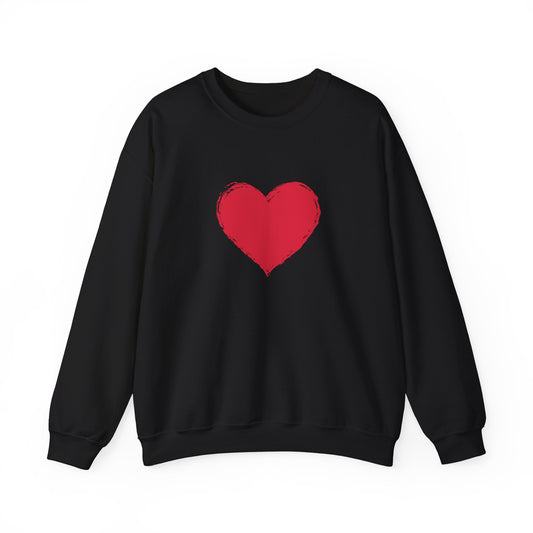 Heart Sweatshirt, Valentines Day Gift, Valentines Gift for Girlfriend, Valentines Day Shirt Love Sweatshirt Heart Shirt