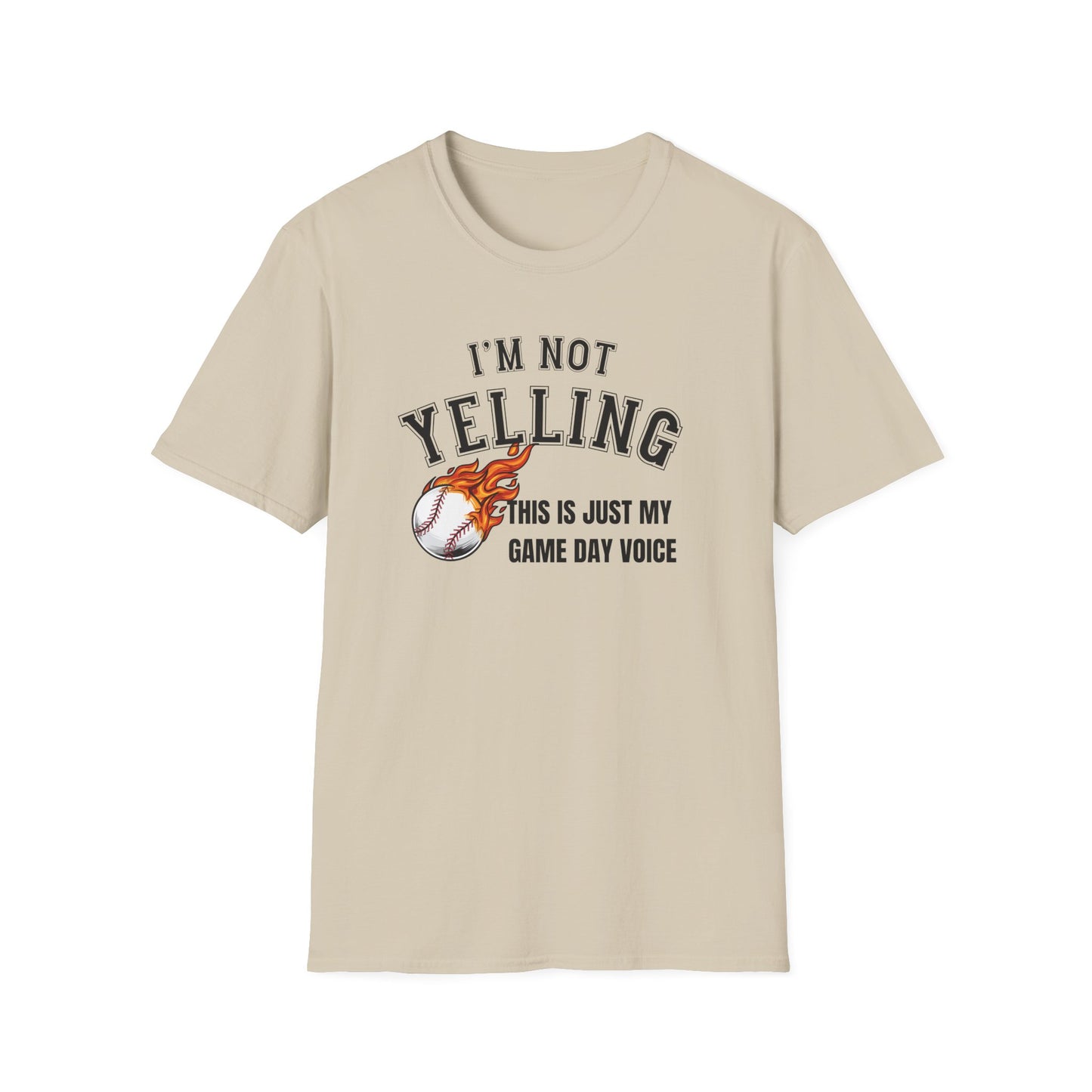 Baseball  I'm Not Yelling64000 tshirt