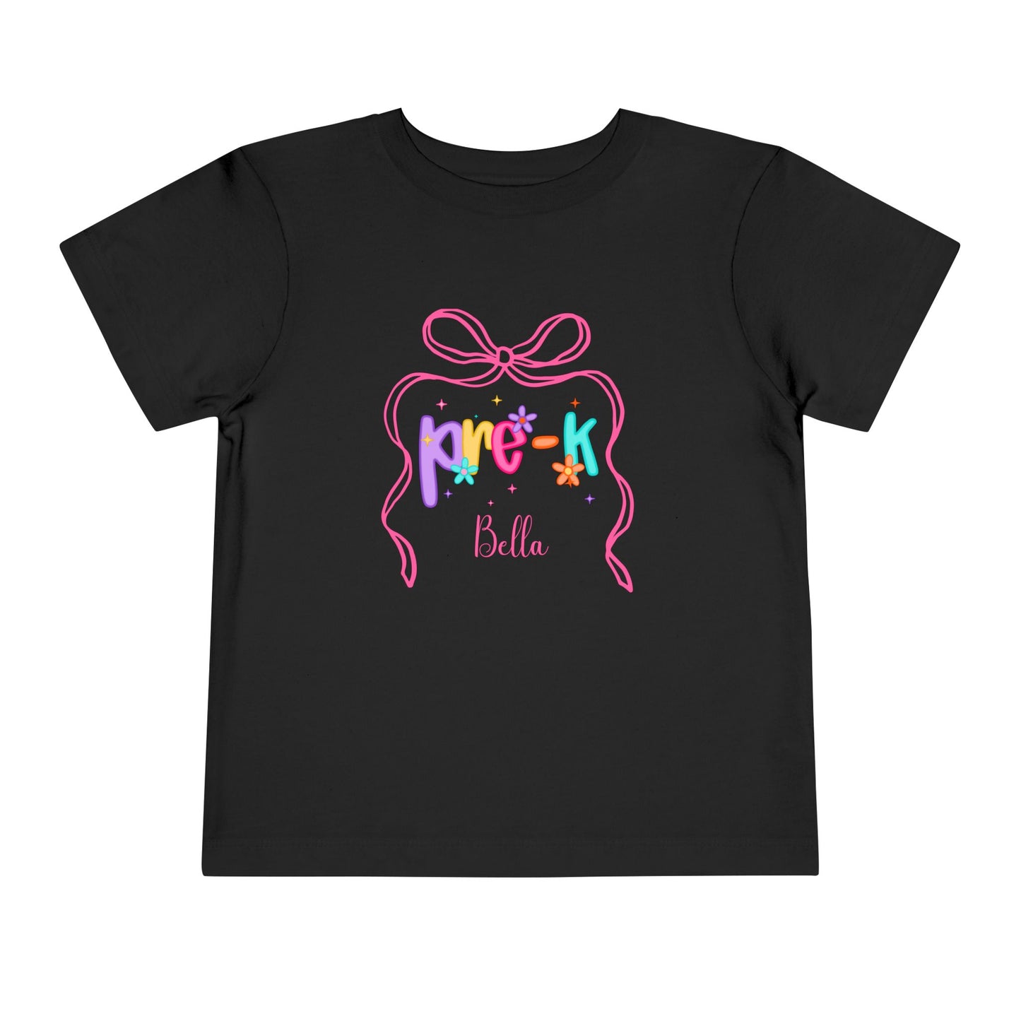 Personalized Girls Pre-K Shirt, Custom First Day of School Shirt, Back to School Shirt, Hello Pre-K Shirt with Name