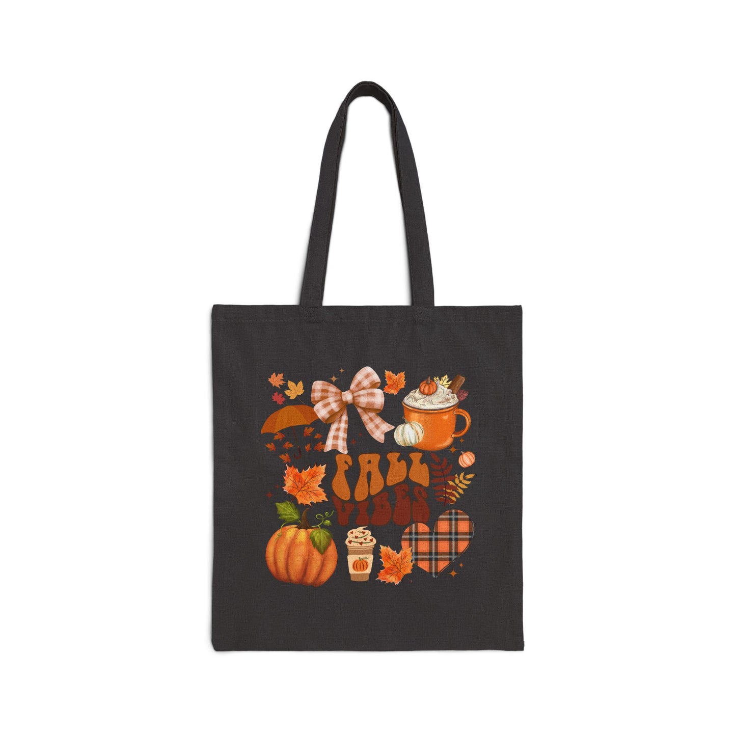 Fall Vibes Tote Bag, Bookworm Fall Tote, Back to School Teacher Tote, Gift for Friend, Pumpkin Patch Tote, Halloween Tote Gift