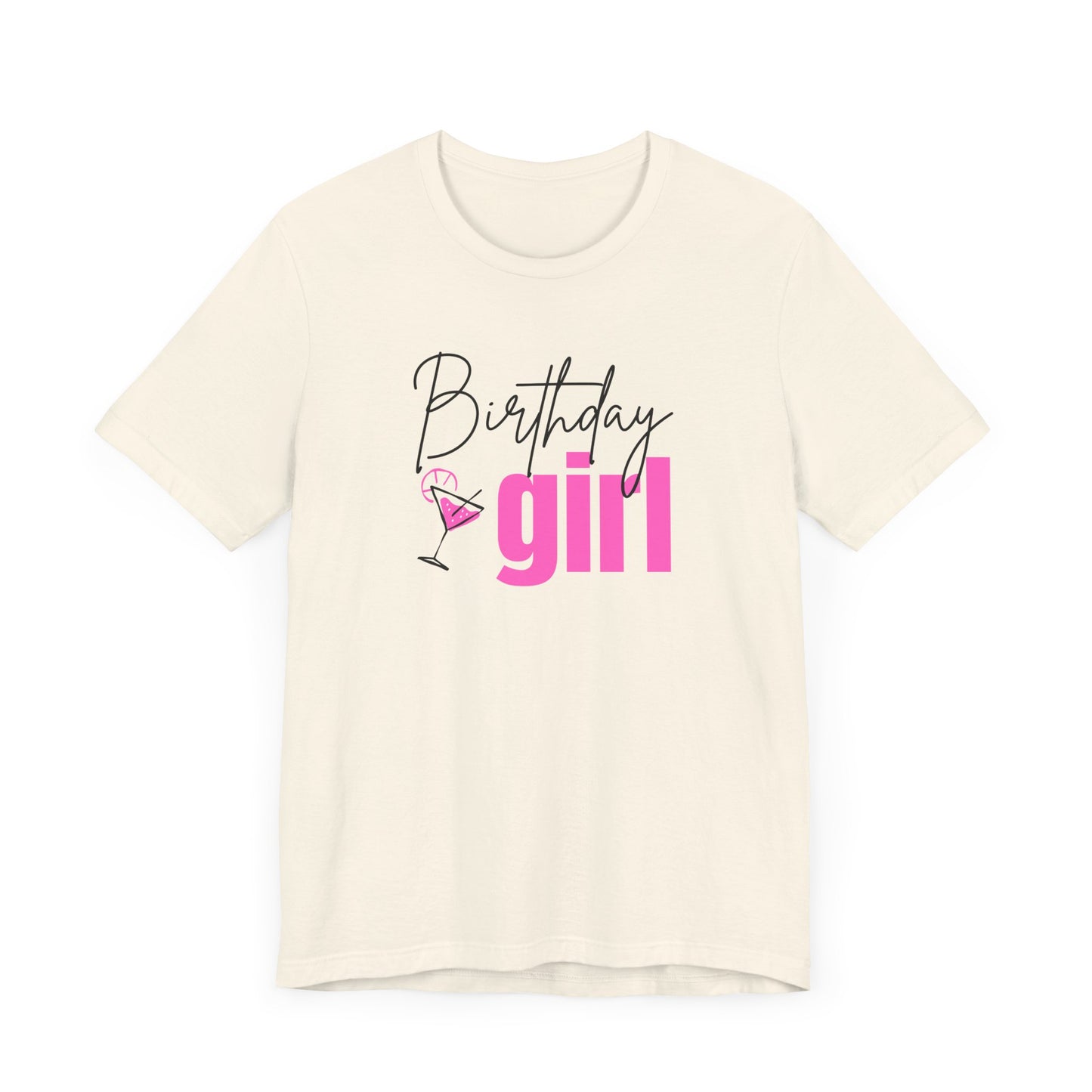 Hot Pink Birthday Girl Shirt, Martini Birthday Shirt Cute Birthday Girl Shirt Birthday Drinking Shirt Birthday Girl Martini Shirt
